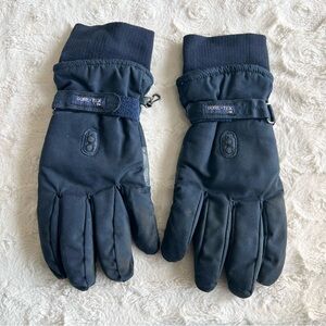 Vintage Bob Allen Gloves Mens Medium Navy Blue GoreTex Insulated Outdoor Hunting